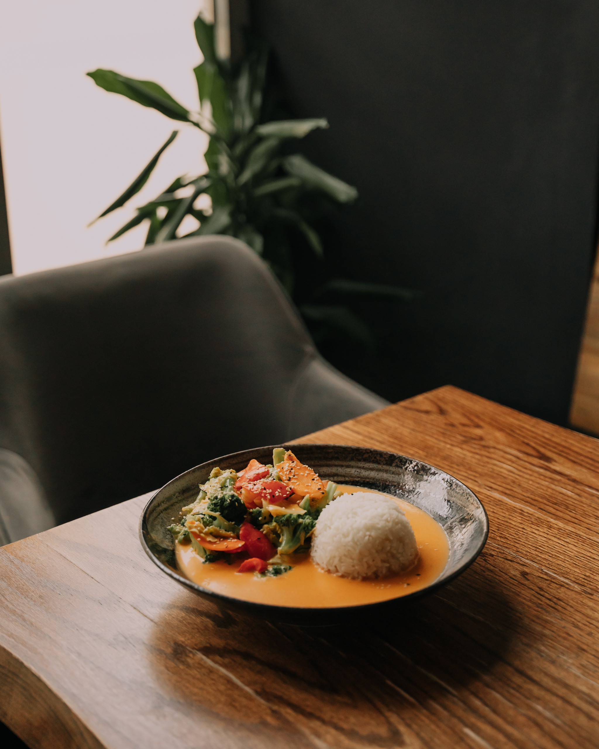 Curry-Kokos mit Gemüse